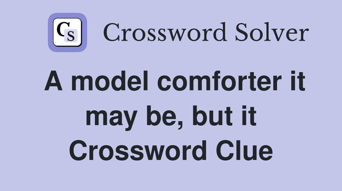 A model comforter it may be, but it